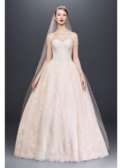 As-Is Wedding Ball Gown with Lace Appliques - Looking for a classic wedding dress with romantic